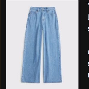 Abercombie High Rise Wide-Leg Jeans